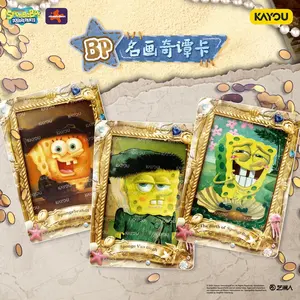 Sponge Bob Blind Box Collectible Card Game Anime Karakter Anime Leuke Accessoires Verjaardagscadeau Prachtig speelgoed Kp56 - Product Image 4