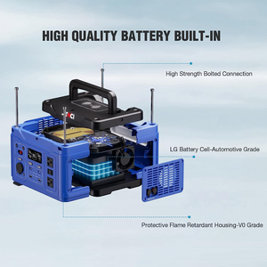 Lithium Battery 800w 1000w <b>Solar</b> <b>Generator</b> 1500W 1800W Large Capacity AC Emergency Portable Power Station With 800T - Product Image 2