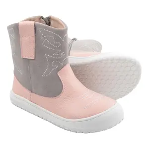 BABYHAPPY brevettato personalizzato ragazze ragazzi bambini scarpe ergonomiche antiscivolo ampio suola da Cowboy stivali