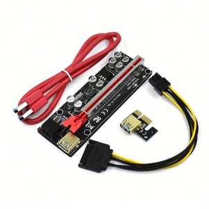 สายต่อขยาย PCIE <span class=keywords><strong>Riser</strong></span> VER 009S <span class=keywords><strong>Plus</strong></span> อะแดปเตอร์ PCI Express <span class=keywords><strong>VER009S</strong></span> PCI-E X16 <span class=keywords><strong>Riser</strong></span> Card สาย USB 3.0 ยาว 0.6 เมตร สำหรับการ์ดแสดงผล ใหม่ - Product Image 5