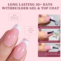 Suministros para Uñas, 150 Piezas, 15 Tamaños, Puntas de Uñas de Gel Suave, Uñas Francesas, Extensión de Uñas, Uñas Postizas Tipo Ataúd