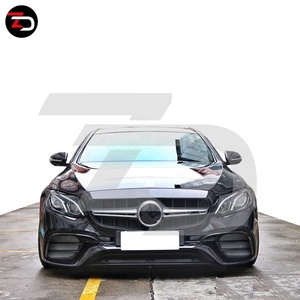 Kit de pare-chocs avant et arrière pour mercedes classe <span class=keywords><strong>E</strong></span> w213, combinaison de corps à coupe haute E63 AMG, jupes latérales, 2016 — 2019, offre spéciale - Product Image 3