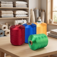 Fil texturé 100 % polyester DTY Hilados de Poliéster DTY 300D/96F et 150D/96F TBR – Filaments de polyester teints en masse