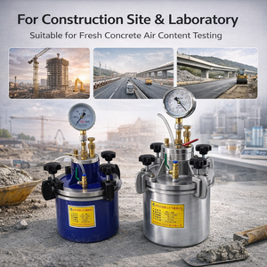 Beton Hava İçeriği Test Cihazı 7L Basınç Tipi Hava Ölçer, İnşaat Malzemesi Testi için - Product Image 3