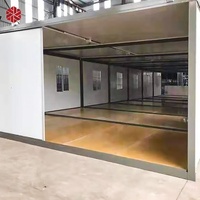 Maisons de luxe préfabriquées extensibles de type conteneur, 3 chambres
