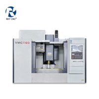 Centro de Mecanizado Vertical CNC VMC1160 de Servicio Mediano, Fresadora con Husillo BT40, Cargador de Herramientas de 24 Posiciones, Alta Precisión para Piezas Metálicas