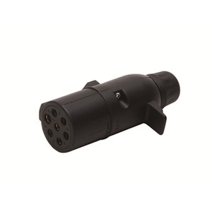 Conector de Remolque de 7 Pines, Metálico, Negro, EP2706, Conector Automotriz - Product Image 1