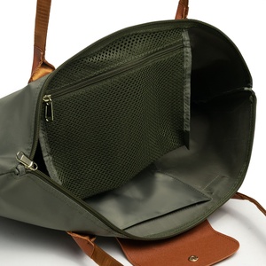 Oxford Cloth Foldable <b>Large</b> Capacity Canvas Lining Dumpling Bag <b>Handbag</b> Shoulder Bag Women's Shopping Bag - Product Image 4