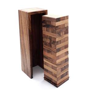 Giocattolo classico <span class=keywords><strong>di</strong></span> legno fatto da te che impilano i <span class=keywords><strong>giochi</strong></span> <span class=keywords><strong>di</strong></span> blocco della torre per bambini e famiglie <span class=keywords><strong>giochi</strong></span> da tavolo Set - Product Image 2