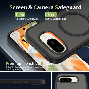 Funda Magnética Delgada Translúcida con Acabado Mate para <span class=keywords><strong>Google</strong></span> Pixel 10A, Fundas Protectoras para <span class=keywords><strong>Teléfono</strong></span> Móvil Resistentes a Golpes para <span class=keywords><strong>Google</strong></span> Pixel 9 10 Pro XL - Product Image 3