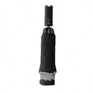 Inverse <b>Windproof</b> Three Folding Reverse With Reflective Stripe Auto Open and Close <b>Umbrella</b> 10 Ribs - Product Image 4