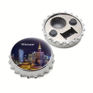 Wholesale Price Custom Tin Printing Country City Souvenir Warsaw <b>Fridge</b> Magnet - Product Image 5