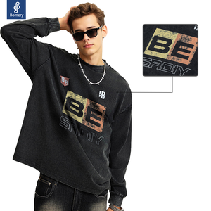 American Fashion Racing <span class=keywords><strong>Element</strong></span> T-shirt à manches longues 100% coton pour hommes Quick Dry Breathable Casual Knitted Print Design Autumn - Product Image 1