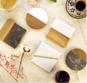 Posavasos y mármol Madera de Acacia Alfombrillas y almohadillas de madera en blanco para grabado láser para bebidas - Product Image 4
