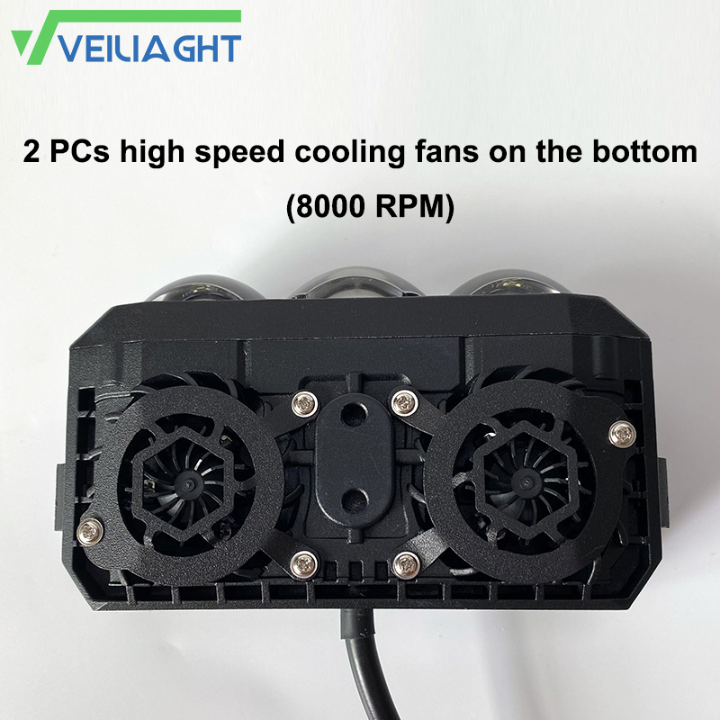New 90W BIF Led Car Grille Light with 3 Projector Lens LED Work Light Rectangle Head Lighting with High Low Beam for Automobile · image 4