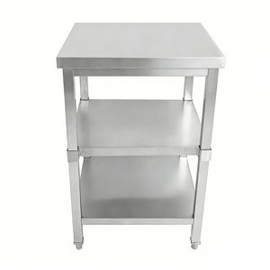 Stainless Steel 3-Tier Workbench Food Grade Storage <b>Work</b> <b>Table</b> for Kitchen/Food Factory - Product Image 1