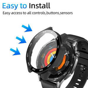 SmartWatch Verre Trempé Protecteur D'écran Dur PC Étui De Protection pour <span class=keywords><strong>Huawei</strong></span> <span class=keywords><strong>Watch</strong></span> GT5 <span class=keywords><strong>Pro</strong></span> GT6 GT5 46mm Couverture - Product Image 6