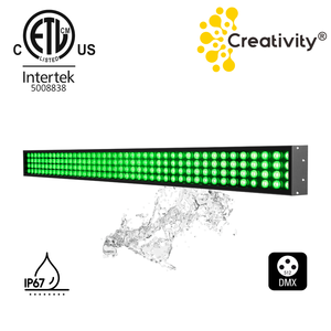 Proyector LED RGBW Inalámbrico DMX512 con Certificación ETL, 100W 120W 150W 200W 300W, IP67 Doble Impermeabilidad, Iluminación Arquitectónica para Exteriores - Product Image 1