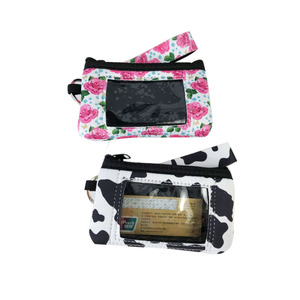 Porta carte personalizzato portamonete portamonete in Neoprene impermeabile portamonete portamonete con finestra trasparente <span class=keywords><strong>e</strong></span> cinturino da polso - Product Image 6