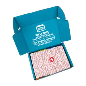 복숭아 풀 컬러 인쇄 작은 배송 상자 사용자 정의 브랜드 립 밤 포장