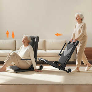 Mateside kursi angkat daya portabel, pengangkat lantai lipat tinggi yang dapat diatur untuk lansia, perawatan rumah cacat - Product Image 1