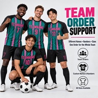Maillots de football personnalisés pour les clubs de football, chemises d'équipe avec le nom et le numéro du joueur