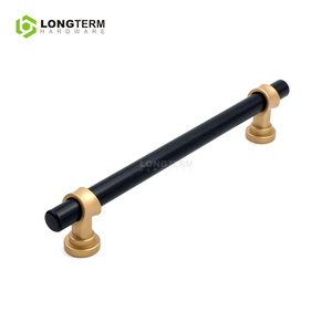 Gagang furnitur dapur Modern Panjang aluminium Aloi lemari pakaian lemari pintu kenop dan pegangan kabinet - Product Image 6