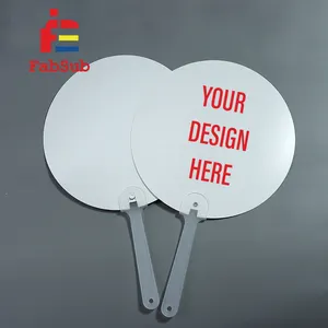 sublimation fans blanks plastic double sided printable waterproof PPT hand fans for sublimation