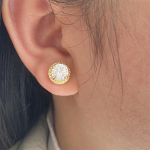 ต่างหูเซอร์โคเนียเซอร์โคเนียขนาดเล็กแบบเรียบ EP2533 rakol - Product Image 6