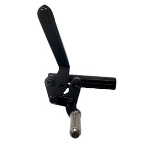 Freins de fauteuil roulant en alliage d'aluminium noir, accessoire de massage manuel, équipement de réadaptation compatible - Product Image 3