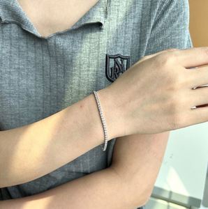 Dylam Trendy Rhodium Plated CZ Classic Women Jewelry S925 Sterling Silver Multicolor Tennis <b>Bracelet</b> - Product Image 3