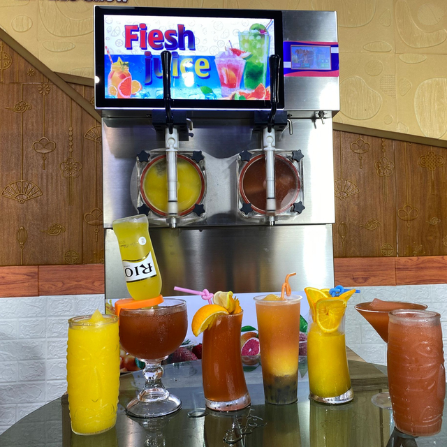 Frozen Drink Machine Commercial Bubble Tea Slush Slushy Making Machine Milk Shake Snow Melting Machine