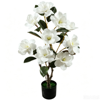 Centres de table de mariage en gros, arbre de magnolia artificiel, fleurs artificielles, arrangements floraux pour intérieur, extérieur, bureau, maison, hôtel, bar