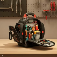 Nouvelle sacoche à outils portable, épaissie et résistante à l'usure, pour le rangement des outils et des fournitures