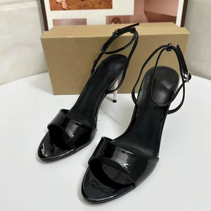 Sandales à talons hauts pour femmes, élégantes, inspirées des mondaines - Bout pointu, bride à la cheville, décontractées, sexy, pour l'été - Product Image 4