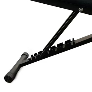 Beberapa fungsi kustom Gym rumah LiftingTraining baja Press peralatan dilipat bangku berat logam - Product Image 3