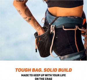 Échantillon Gratuit : Sac à Craie pour Escalade et Bouldering avec Clip de Ceinture Rapide et 2 Grandes Poches Zippées - Product Image 2