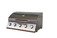 Grillades durables à 5 brûleurs en acier inoxydable 304, gril à gaz intégré, modules de cuisine pour barbecue en plein air