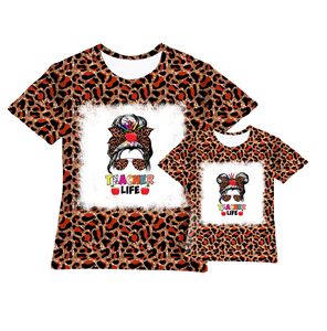 Precio barato mamá <span class=keywords><strong>y</strong></span> yo traje de padre e hijo madre e hija camisa de verano mamá <span class=keywords><strong>y</strong></span> niños vida niñas conjunto de camisetas impresas - Product Image 3