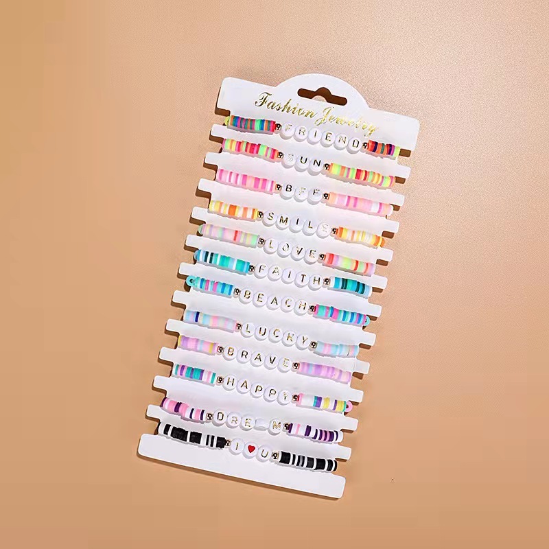Multicolor/letras