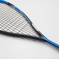 Nouvelle arrivée Raquette de squash professionnelle en fibre de carbone légère avec couleur personnalisée pour l'entraînement en salle/compétition
