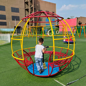 Globe terrestre rotatif sans moteur, super amusant, best-seller, équipement de jeu pour l'école et la cour, nouveaux accessoires de jeu de <span class=keywords><strong>fitness</strong></span> - Product Image 2