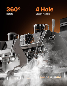 Cafetera y Máquina de Espresso Italiana Profesional de Acero Inoxidable con Sistema de Preparación Programable para Uso Doméstico - Product Image 6