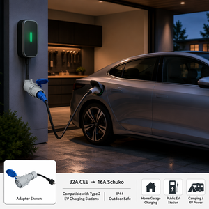 <span class=keywords><strong>Adaptateur</strong></span> de chargeur EV prise CEE <span class=keywords><strong>32A</strong></span> <span class=keywords><strong>vers</strong></span> prise Schuko <span class=keywords><strong>16A</strong></span> pour station de chargeur de voiture de véhicule électrique - Product Image 3