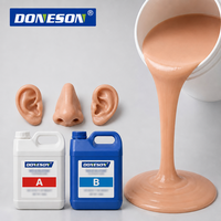 Caoutchouc de silicone liquide à durcissement au platine à haute résistance à la déchirure pour la sculpture artistique et la fabrication de moules en résine pour l'artisanat de précision