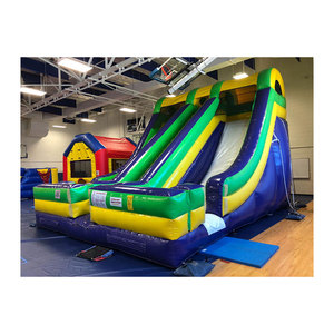 Château gonflable commercial géant avec toboggans aquatiques et centre de jeux gonflables à sec - Product Image 6