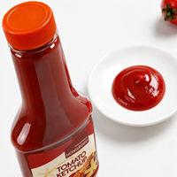Meilleur prix de gros, ketchup tomate en bouteille de 295 g, 100 % pur, goût sucré et acidulé, sans additifs