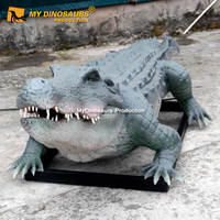 Mon Crocodile Animatronique en Silicone Artificiel AA011 pour Parc Aventure, Modèle Dino, à Vendre