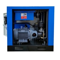 Compresseur d'air rotatif à vitesse variable triphasé 220-380 volts, 10 HP, 7,5 KW, 150 PSI max, stationnaire, électrique, réservoir d'air de 300 L