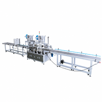 Machine d'étiquetage automatique de bouteilles cosmétiques pour shampooings, lotions, crèmes et produits de soin de la peau